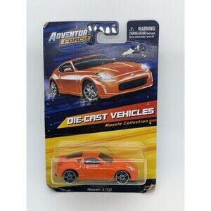 ADVENTURE FORCE Nissan Orange 1/64 DIE-CAST Vehicles Muscle Collection New